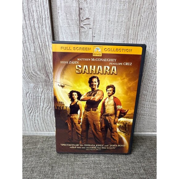 Other - Sahara DVD Full Screen Collection Adventure Movie